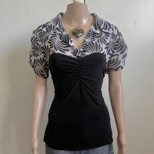 Early 2000s office siren blouse